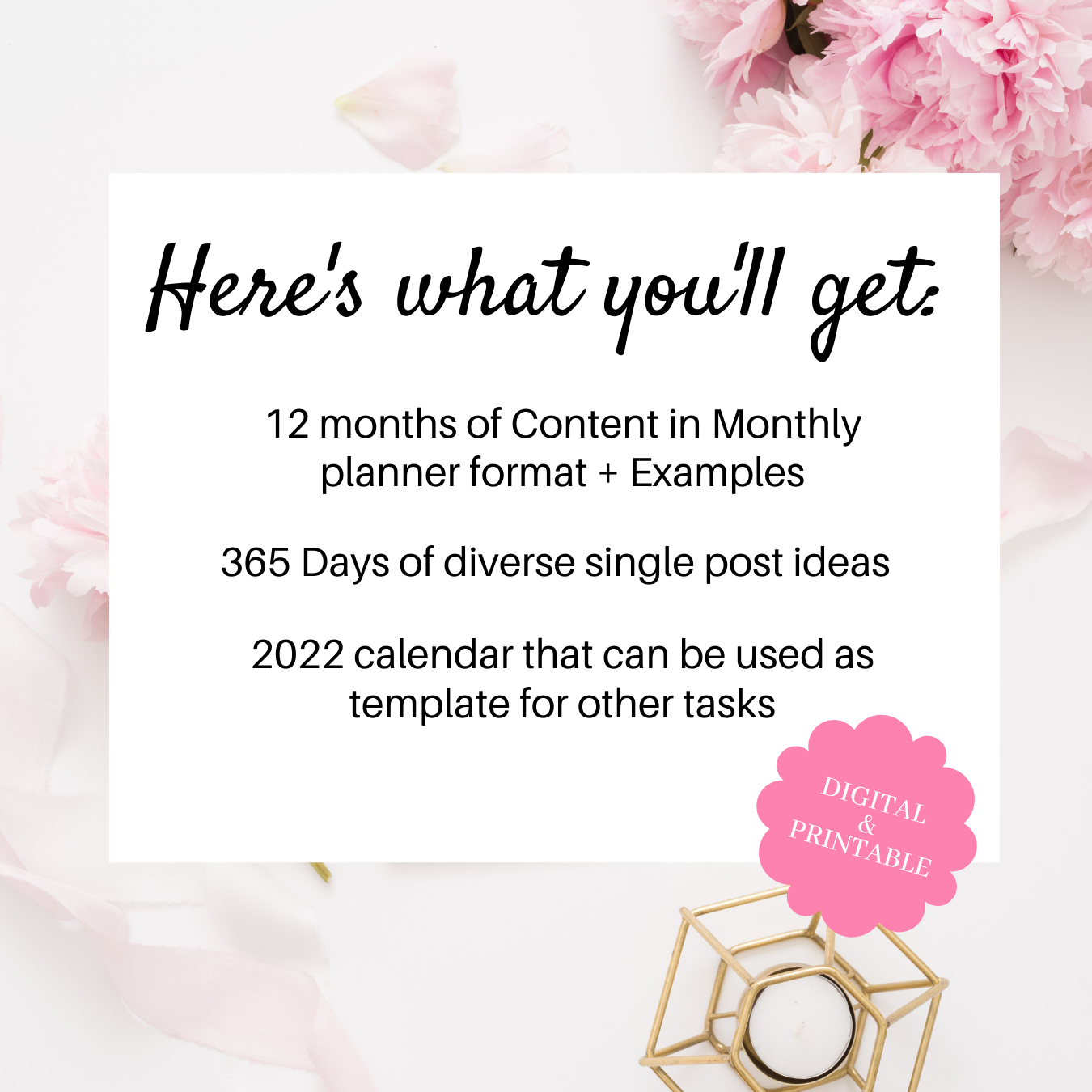 365-Days Social Media Content Calendar