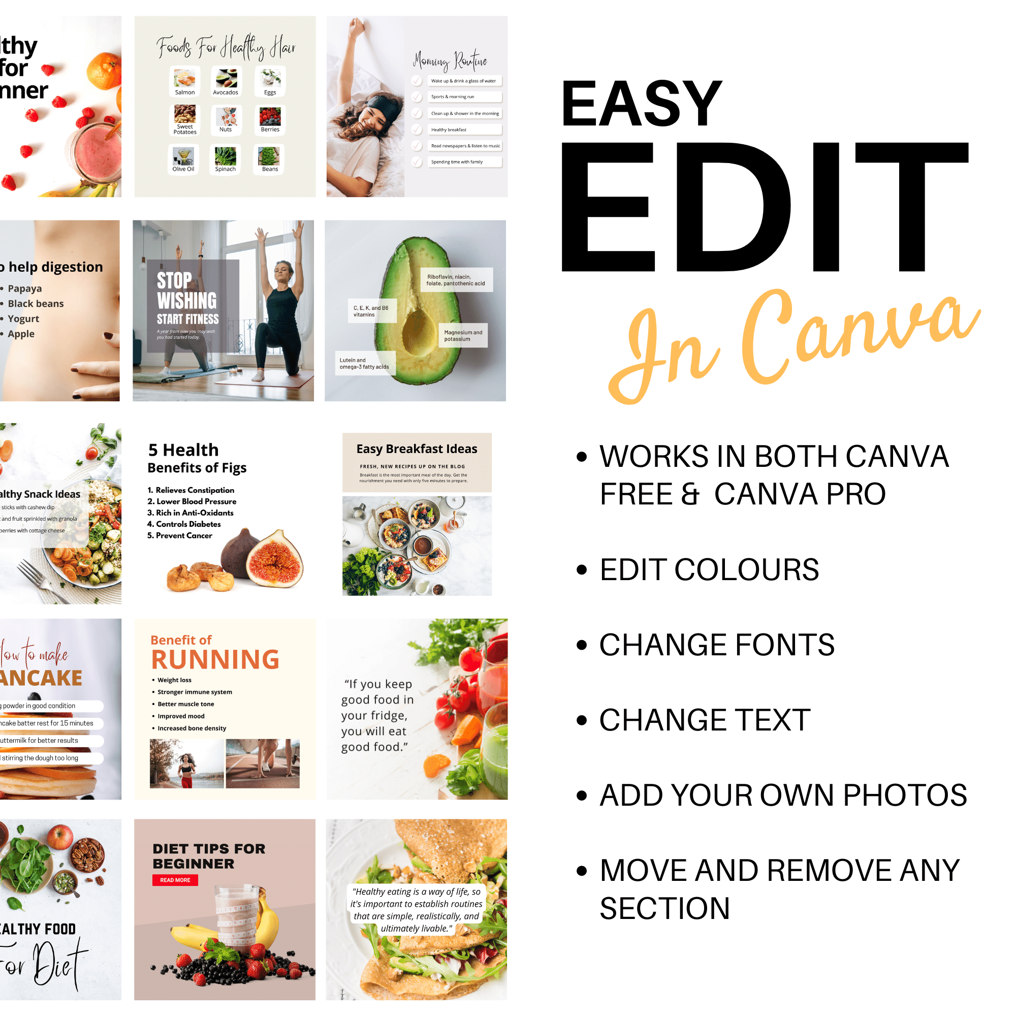 100 Health & Fitness Instagram posts