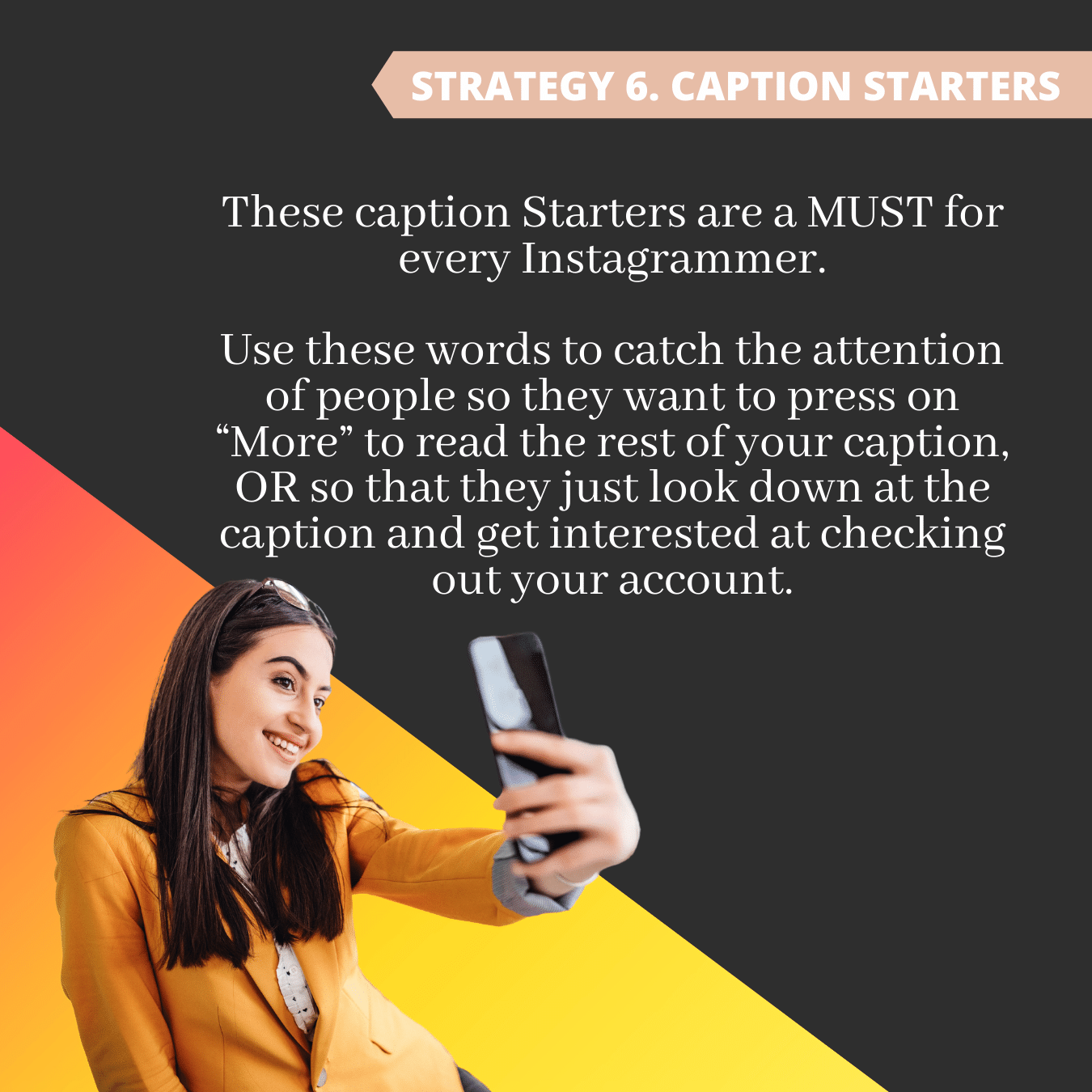 Short Selfie TikTok Captions
